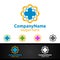 Biomedicine Cross Medical Hospital Logo for Emergency Clinic Drug Store or Volunteers