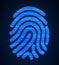 Biometric Fingerprint System Illustration