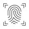Biometric  Line Style vector icon which can easily modify or edit