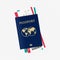 Biometric passport and airline tickets