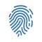 Biometric, scan, fingerprint, identity icon