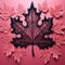 Biomimicry-inspired Maple Leaf Wall Art With Lace Patterns