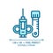 Biopsy needle pixel perfect light blue icon