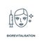 Biorevitalisation icon from plastic surgery collection. Simple line element Biorevitalisation symbol for templates, web