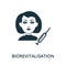 Biorevitalisation icon from plastic surgery collection. Simple line element Biorevitalisation symbol for templates, web
