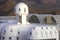 Biosphere 2 living quarters and library at Oracle in Tucson, AZ