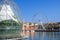 The Biosphere by Renzo Piano known as the Bubble in Porto Antico di Genova