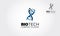 Biotech Vector Logo Template.