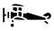 biplane airplane aircraft glyph icon animation