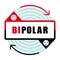 Bipolar disorder icon II. Mental disease.