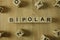 Bipolar word from wooden blocks