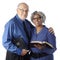 Biracial Couple with Bibles