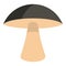 Birch mushroom icon isolated