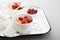 Bircher muesli with apple, nuts and berries