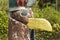 Bird Carving On Totem Pole