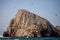 Bird colonies on rocks national park Isla de Ballestas, Peru