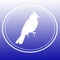 Bird Crested Bunting Image Background Logo