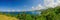 Bird-eye panorama of Phuket coastline