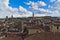 Bird eye panoramic view of Florence from one of many towers