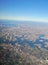 Bird eye view aerial scene of Sydney Australia city center from