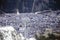 Bird eye view of Chamonix, where urbanity and alpine nature intertwine.