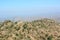 Bird eye view of fields from Kumbhalgarh palace window