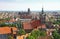 Bird eye view of Gdansk city centre, Poland