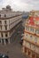 Bird eye view of a more quiet street in Havana, Cuba