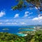 Bird eye view of Phuket viewpoint in Thailand