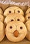 Bird face cookies