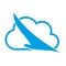 Bird in flight and cloud, bird and airplane logo