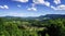 Bird-fly Alsace panoramic view