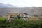 Bird hide at Laguna Nimez, a wildlife reserve at El Calafate in Patagonia, Argentina