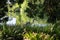 Bird hides next to Stow Lake