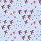 Bird migration seamless pattern