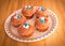 Bird Nest Cupcakes plate dessert