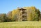 Bird observation tower in Embute nature park, Latvia