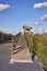 Bird observatory with walkway for the disabled in the Laguna de Fuente de Piedra in Malaga.  Spain