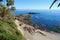 Bird Rock at Low Tide off Heisler Park. Laguna Beach, California.