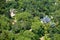 Bird\'s-eye view of Chalet Biester and Relogio as seen from the Sintra Mountains. Sintra. Portugal