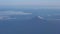 A bird\'s eye view close-up the Mount Fuji  Mt. Fuji  and blue sky. Scenery landscapes of the Fuji-Hakone-Izu National Park