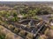 A Bird\\\'s Eye View of Efteling Amusement Park in the Netherlands on a Cloudy Day