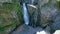 Bird\\\'s Eye View Of Fervenza do Toxa (Toxa Waterfall)