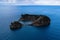 Bird`s eye view Islet of Vila Franca do Campo near San Miguel island, Azores.