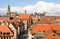 Bird\'s-eye view of Nuremberg roofs