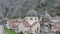 Bird`s-eye view of Old Kotor town