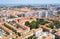 The bird\'s eye view of the residential quarters of Lisbon. Portugal