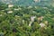 Bird\'s-eye view on Sintra estates as seen from the Sintra Mountains. Sintra. Portugal