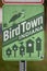 Bird Town Indiana sign highlights the diverse wildlife of Indiana Dunes National Park