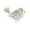 bird. Vector illustration decorative design